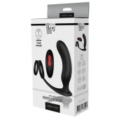 Черный массажер простаты REMOTE P-PLEASER - Dream Toys - в Костроме купить с доставкой