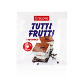 Пробник гель-смазки Tutti-frutti со вкусом тирамису - 4 гр. - Биоритм - купить с доставкой в Костроме