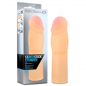 Телесная насадка-удлинитель на пенис PERFORMANCE 1.5INCH COCK XTENDER - 16 см. - Blush Novelties - в Костроме купить с доставкой
