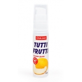 Гель-смазка Tutti-frutti со вкусом сочной дыни - 30 гр. - Биоритм - купить с доставкой в Костроме