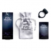 Темно-серое эрекционное кольцо Vibrating Love Ring с вибрацией - Fifty Shades of Grey - в Костроме купить с доставкой