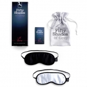 Набор из двух масок на глаза Soft Blindfold Twin Pack - Fifty Shades of Grey - купить с доставкой в Костроме