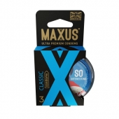 Классические презервативы в пластиковом кейсе MAXUS Classic - 3 шт. - Maxus - купить с доставкой в Костроме