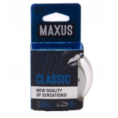 Классические презервативы в пластиковом кейсе MAXUS Classic - 3 шт. - Maxus - купить с доставкой в Костроме