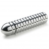 Рельефный фаллос для интенсивного электросекса Groovey George - 20 см. - MyStim - купить с доставкой в Костроме