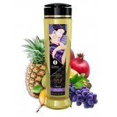 Массажное масло Libido Exotic Fruits с ароматом экзотических фруктов - 240 мл. - Shunga - купить с доставкой в Костроме