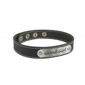 Чокер с белой строчкой Good Girl - Sitabella - купить с доставкой в Костроме