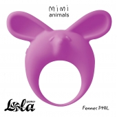 Фиолетовое эрекционное кольцо Fennec Phil - Lola Games - в Костроме купить с доставкой