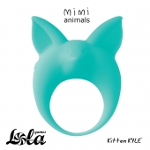 Зеленое эрекционное кольцо Kitten Kyle - Lola Games - в Костроме купить с доставкой