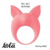 Оранжевое эрекционное кольцо Kitten Kyle - Lola Games - в Костроме купить с доставкой