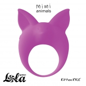Фиолетовое эрекционное кольцо Kitten Kyle - Lola Games - в Костроме купить с доставкой