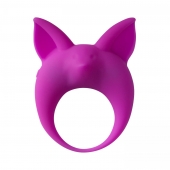 Фиолетовое эрекционное кольцо Kitten Kyle - Lola Games - в Костроме купить с доставкой