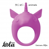 Фиолетовое эрекционное кольцо Unicorn Alfie - Lola Games - в Костроме купить с доставкой
