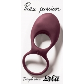 Бордовое эрекционное виброкольцо Daydream - Lola Games - в Костроме купить с доставкой