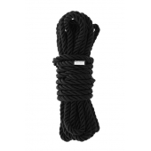 Черная веревка для шибари DELUXE BONDAGE ROPE - 5 м. - Dream Toys - купить с доставкой в Костроме
