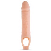 Телесный реалистичный фаллоудлинитель 10 Inch Silicone Cock Sheath Penis Extender - 25,4 см. - Blush Novelties - в Костроме купить с доставкой