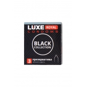 Черные презервативы LUXE Royal Black Collection - 3 шт. - Luxe - купить с доставкой в Костроме