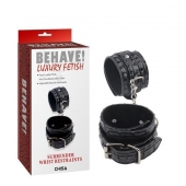 Черные наручники Surrender Wrist Restraints - Chisa - купить с доставкой в Костроме
