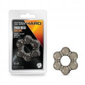 Дымчатое эрекционное кольцо Stay Hard Thick Bead Cock Ring - Blush Novelties - в Костроме купить с доставкой
