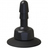 Плаг с присоской для фиксации насадок Deluxe 360° Swivel Suction Cup Plug - Doc Johnson - купить с доставкой в Костроме