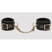 Черные наручники Bound to You Faux Leather Wrist Cuffs - Fifty Shades of Grey - купить с доставкой в Костроме