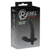 Черный вибромассажер простаты Naughty Finger Prostate Vibe - 13,8 см. - Orion - в Костроме купить с доставкой