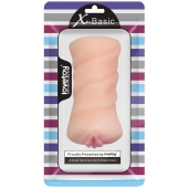 Телесный мастурбатор-вагина X-Basic Pocket Pussy без вибрации - Lovetoy - в Костроме купить с доставкой