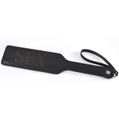 Черная гладкая шлепалка SEX - 35 см. - Sitabella - купить с доставкой в Костроме