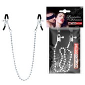 Оригинальные зажимы на соски с бусами - Notabu - купить с доставкой в Костроме