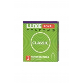 Гладкие презервативы LUXE Royal Classic - 3 шт. - Luxe - купить с доставкой в Костроме