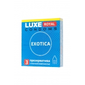 Текстурированные презервативы LUXE Royal Exotica - 3 шт. - Luxe - купить с доставкой в Костроме