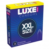 Презервативы увеличенного размера LUXE Royal XXL Size - 3 шт. - Luxe - купить с доставкой в Костроме