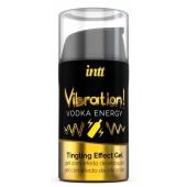 Жидкий интимный гель с эффектом вибрации Vibration! Vodka Energy - 15 мл. - INTT - купить с доставкой в Костроме