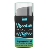 Жидкий интимный гель с эффектом вибрации Vibration! Gin   Tonic - 15 мл. - INTT - купить с доставкой в Костроме