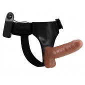 Страпон на трусиках с вибрацией Ultra Passionate Harness - 16 см. - Baile - купить с доставкой в Костроме