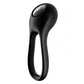 Черное эрекционное виброкольцо Majestic Duo - Satisfyer - в Костроме купить с доставкой