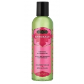 Массажное масло Naturals Strawberry Dreams с ароматом клубники - 59 мл. - Kama Sutra - купить с доставкой в Костроме