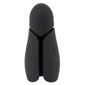 Черный силиконовый вибромастурбатор с нагревом Masturbator with 2 Functions - Orion - в Костроме купить с доставкой