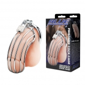 Металлическая клетка Prisoner Cock Сage с замком - BlueLine - купить с доставкой в Костроме