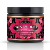 Пудра для тела Honey Dust Body Powder с ароматом клубники - 170 гр. - Kama Sutra - купить с доставкой в Костроме