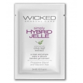 Гель-лубрикант на водно-силиконовой основе Simply Hybrid Jelle - 3 мл. - Wicked - купить с доставкой в Костроме