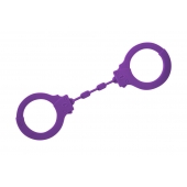 Фиолетовые силиконовые поножи Limitation - Lola Games - купить с доставкой в Костроме