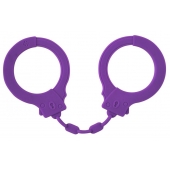 Фиолетовые силиконовые поножи Limitation - Lola Games - купить с доставкой в Костроме