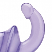 Фиолетовый безремневой страпон Strapless Strap-On - Lux Fetish - купить с доставкой в Костроме