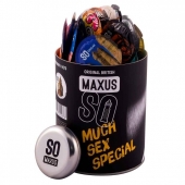 Текстурированные презервативы в кейсе MAXUS So Much Sex - 100 шт. - Maxus - купить с доставкой в Костроме