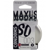 Экстремально тонкие презервативы в железном кейсе MAXUS Extreme Thin - 3 шт. - Maxus - купить с доставкой в Костроме