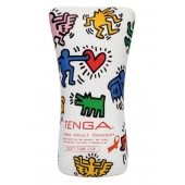 Мастурбатор-туба Keith Haring Soft Tube CUP - Tenga - в Костроме купить с доставкой