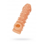 Телесная закрытая насадка с пупырышками Cock Sleeve Size M - 15,6 см. - KOKOS - в Костроме купить с доставкой