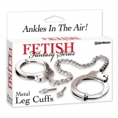 Металлические наручники Metal Leg Cuffs - Pipedream - купить с доставкой в Костроме