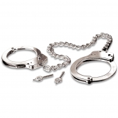 Металлические наручники Metal Leg Cuffs - Pipedream - купить с доставкой в Костроме